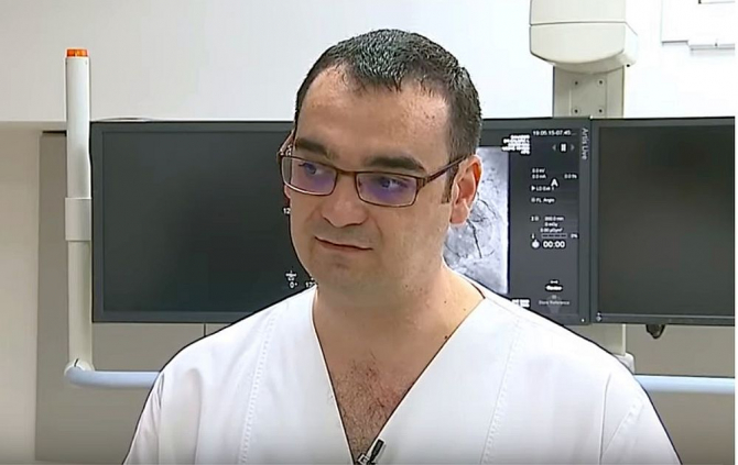 Dr Cristian Mihalea neuroradiolog intervenționist supraspecializat în Franța. Foto: DC MEDICAL