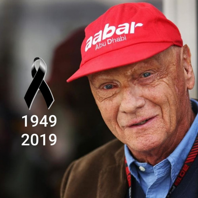 Niki Lauda. Foto: Facebook/Fanpage