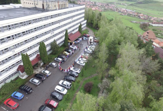 Clădirea Spitalului Județean din Miercurea Ciuc  FOTO: Facebook Spitalul Județean Miercurea Ciuc