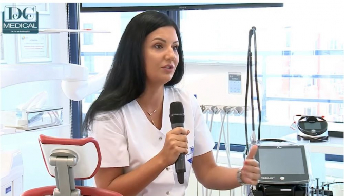 Dr Diana Constantinescu este specializată în tratamente cu laser