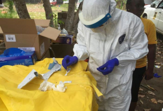 În Congo este epidemie de Ebola. Foto: CDC /John Saindon