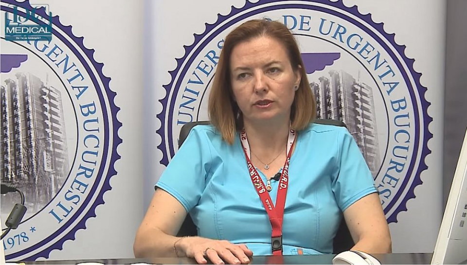 Dr Silvia Nica, seful Unității de Primiri - Urgențe de la SUUB. Foto: DC Medical