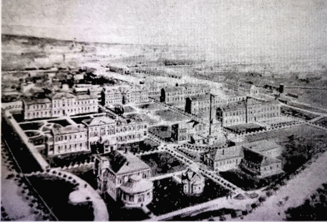 Spitalul Militar la începuturile sale  FOTO: Imagine de arhivă - Spitalul Militar Central în anul 1889
