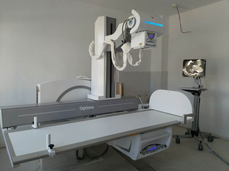 Noul aparat Roentgen primit de Spitalul de Recuperare din Cluj  FOTO: CJ Cluj
