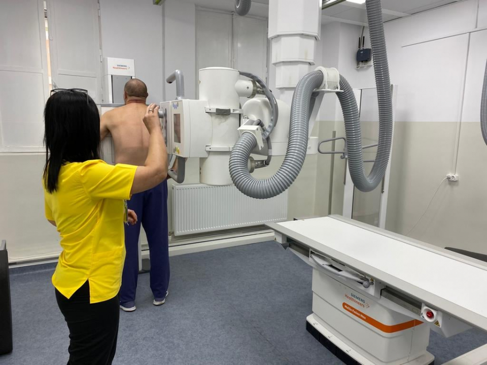 Aparat de ultimă generație în Laboratorul de Radiologie a spitalului Colentina    Foto: Facebook Spitalul Colentina