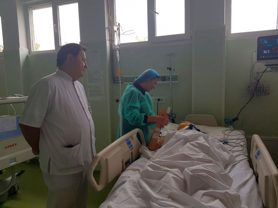 Sorina Pintea a vizitat astăzi pacientele rănite în accidentul de sâmbătă dimineață, din Ialomița