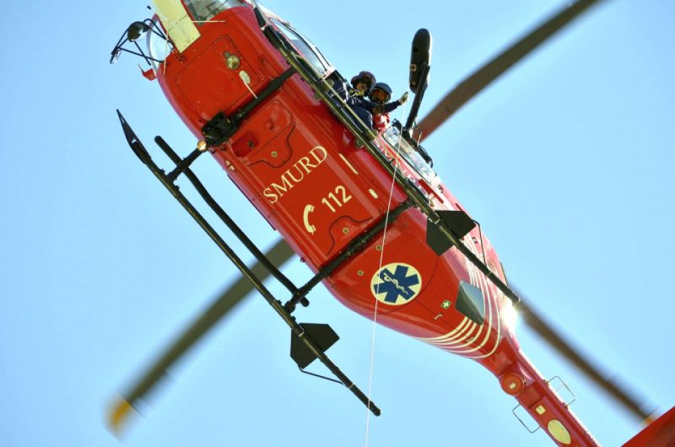 Elicopter SMURD.      Foto: DSU/Facebook