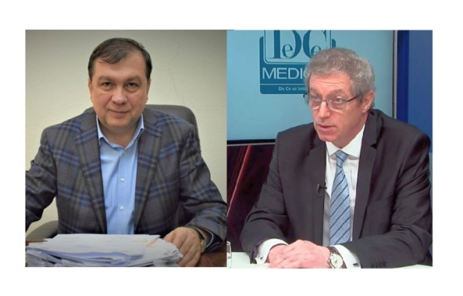 Prof dr Viorel Jinga și prof dr Adrian Streinu-Cercel, adeversari în cursa pentru funcția de rector