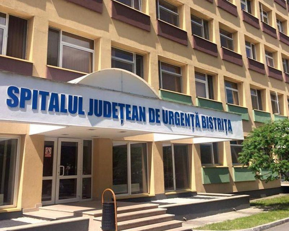 Spitalul Județean de Urgență Bistrița-Năsăud. Foto: Facebook/Gabriel Lazany