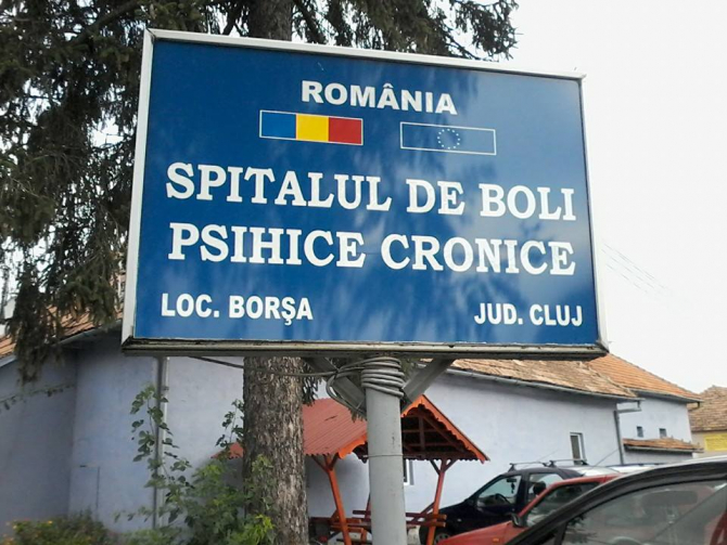 Spital de Boli Psihice Cronice Borşa. Foto Facebook