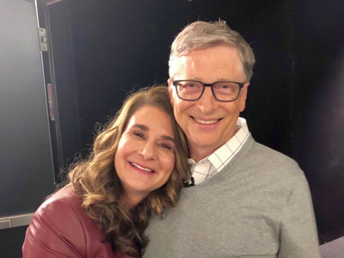 Melinda si Bill Gates. Foto: Facebook