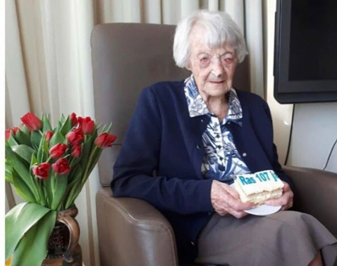 Cornelia Ras, 107 ani, Foto Facebook