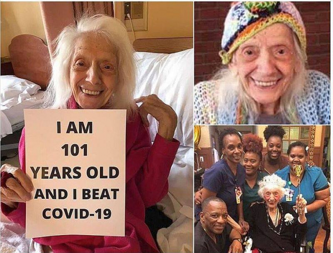 Vârstnica de 101 ani   Foto: Daily Mail/Instagram