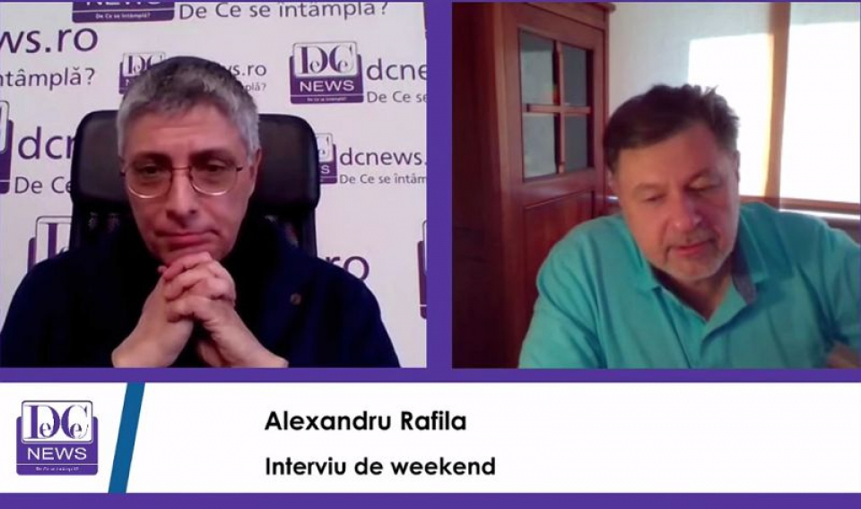Jurnalistul Val Vâlcu și prof dr Alexandru Rafila, într-o discuție de weekend