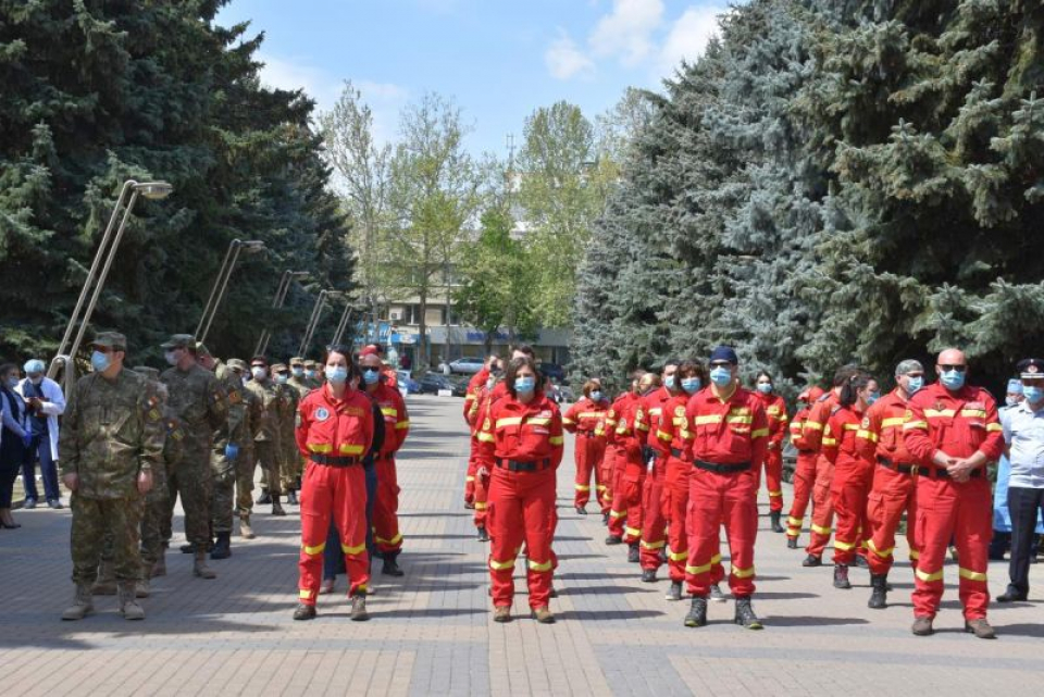 Echipa plecată în Republica Moldova. Foto: Ministerul Sănătății