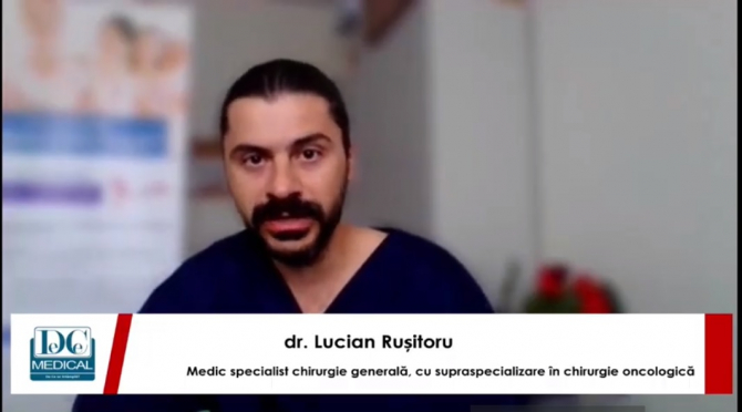 Dr. Lucian Rușitoru, medic specialist chirurgie generală, cu supraspecializare în chirurgie oncologică
