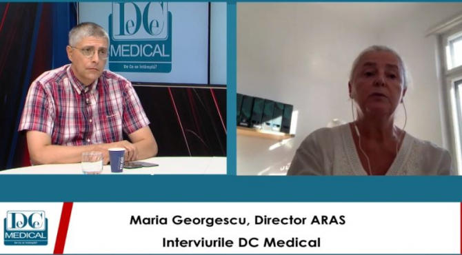 Dr Maria Georgescu, la Interviurile DC News și DC Medical, emisiune realizată de Val Vâlcu. 
