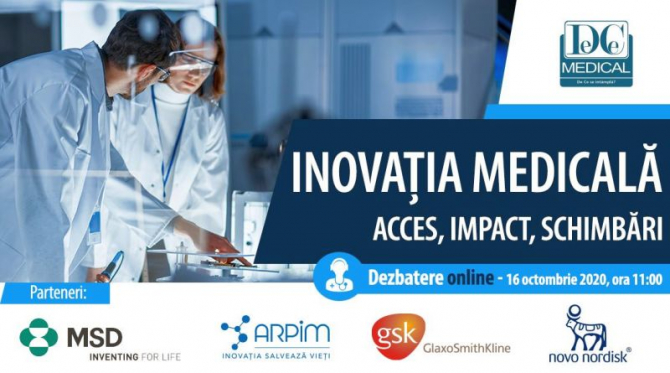 Dezbaterea online „Inovația medicală: acces, impact, schimbări”
