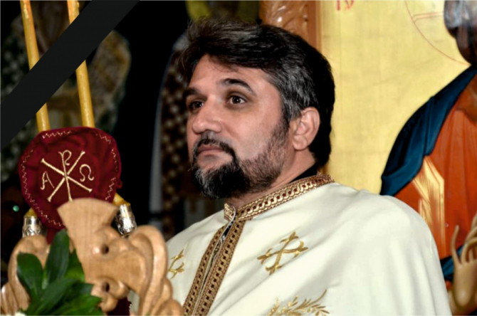 Preotul Adrian-Claudiu Căpitănescu a fost răpus de COVID-19    Foto: Epsicopia Severinului
