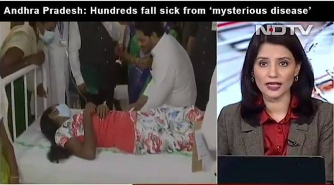Boala misterioasă din India   Foto: print screen NDTV  