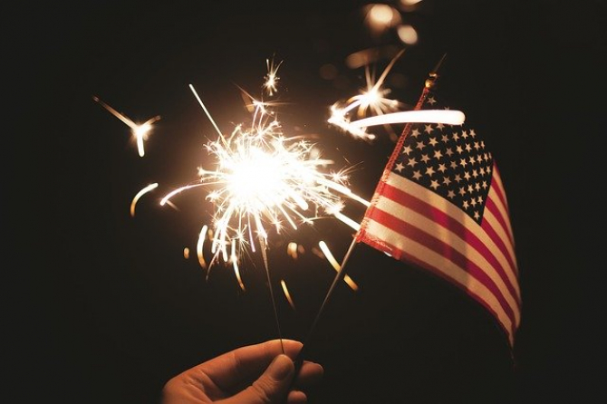 Steagul american, un simbol al democrației  FOTO: Pixabay