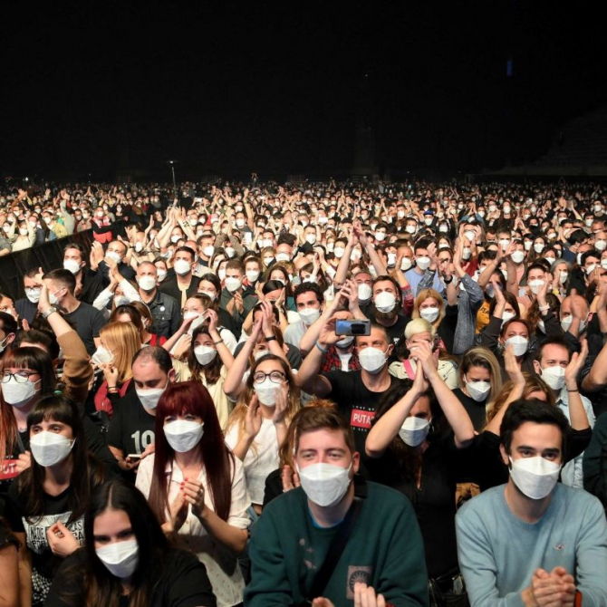 5.000 de spectatori au participat la concert. Foto: L Repubblica / Facebook