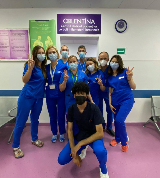 Echipa Centrului dedicat pacienților cu Boli Inflamatorii  FOTO: Facebook Spitalul Colentina