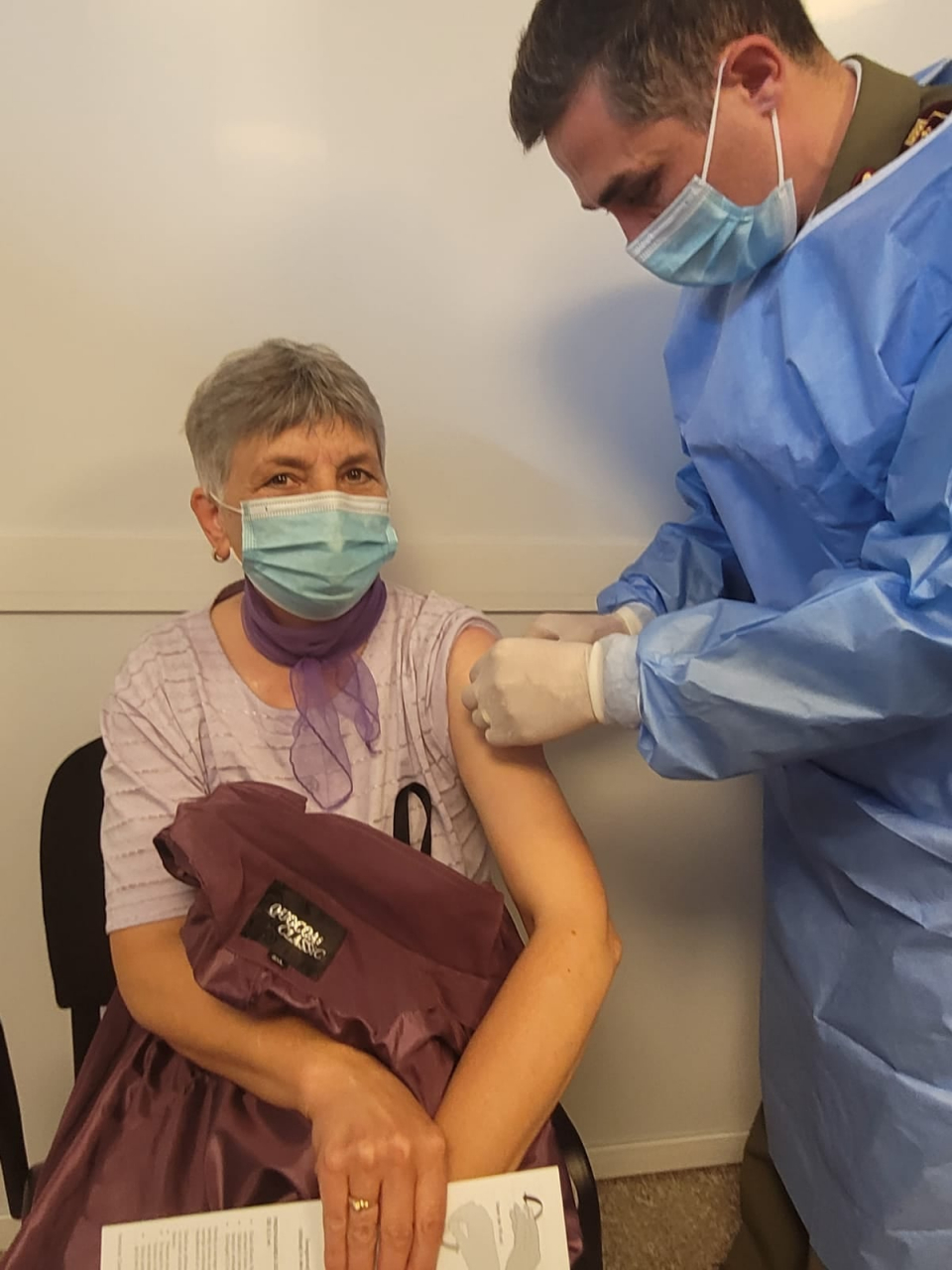 Valeriu Gheorghiță a vaccinat și la Târgu-Mureș  FOTO: Ro Vaccinare