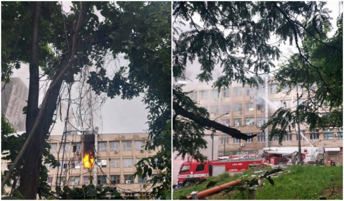 Incendiu Spitalul Clinic de Urgență pentru Copii Iași   Sursa foto: Antena 3