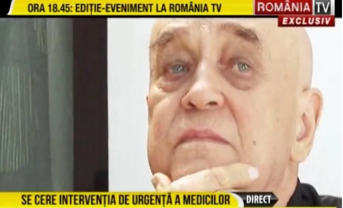 Benone Sinulesc este în stare gravă   Foto: captură România TV