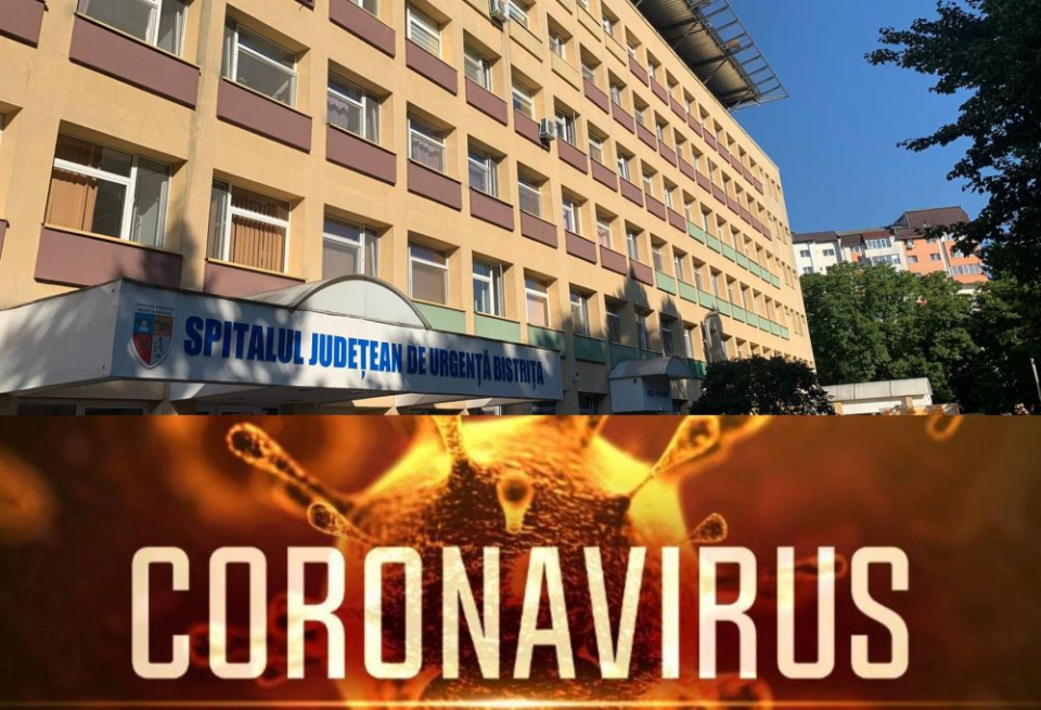 Spitalul Județean Bistrița, în carantină. Foto: Facebook
