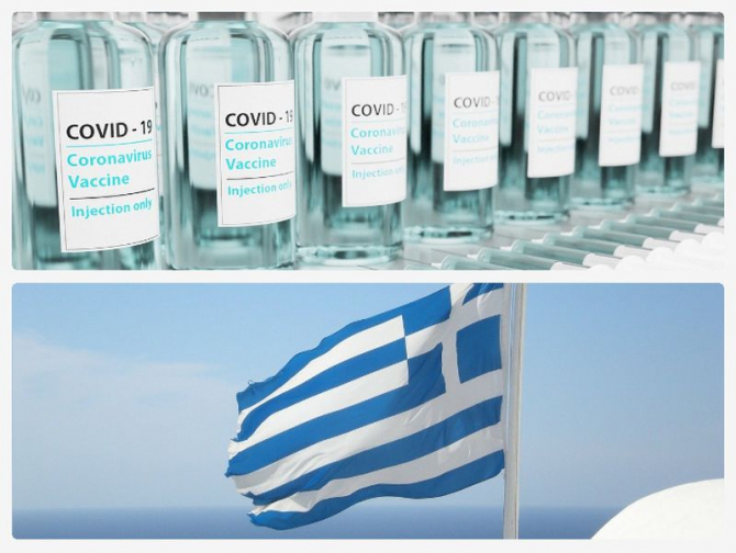 95% dintre medici și 90% din personalul medical din Grecia e deja vaccinat contra COVID-19. Fotografii colaj: Pixabay