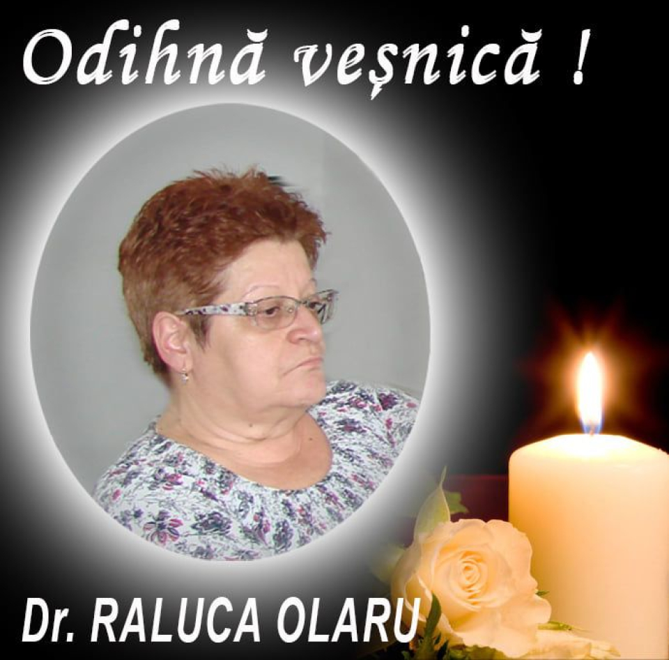 Dr Raluca Olaru s-a stins din viață. Foto: SANITAS / Facebook
