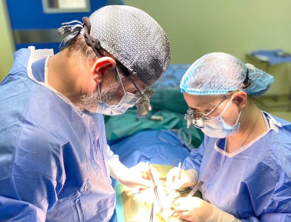 Chirurgia vasculară cu dr Ionuț Bogdan Munteanu. Foto: Sanador