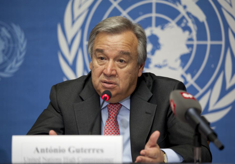 Antonio Guterres. Foto: Facebook