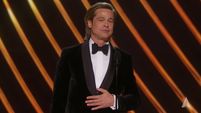 ce este prosopagnozia boala de care sufera Brad Pitt. FOTO Captura video YouTube @ Oscars