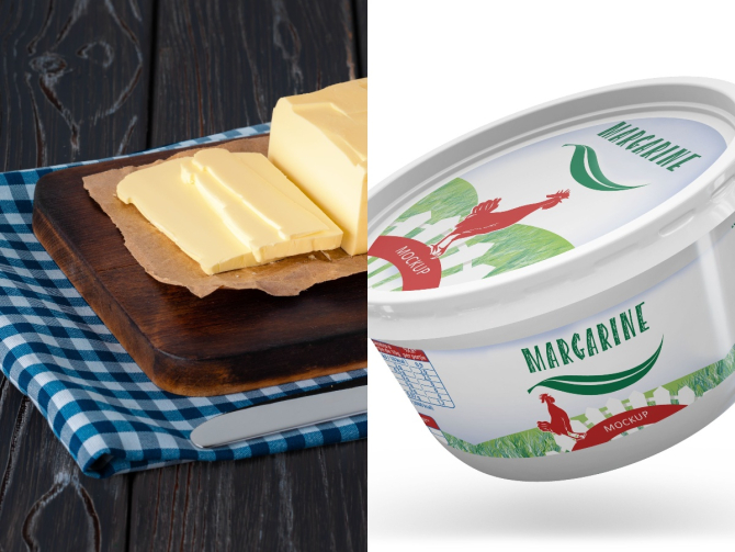 unt sau margarina - FOTO: Freepick
