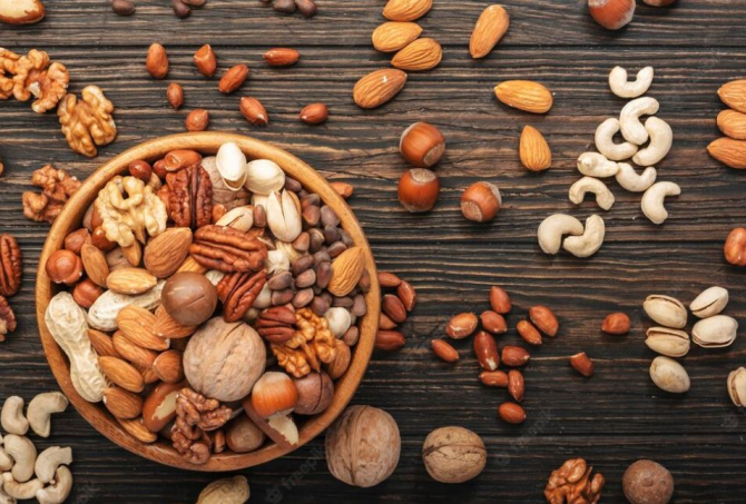 Nucile și semințele te ajută să slăbești. Iată care sunt acestea. Foto: Freepick @Idealspics