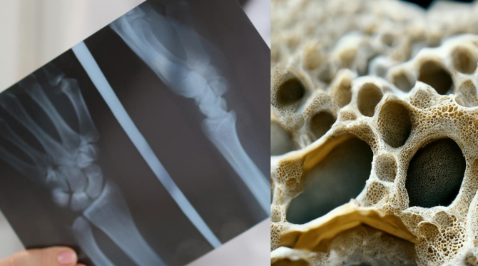 Osteoporoza boala sistemului osos Foto: Freepik @ kuprevich @ Eva Ash