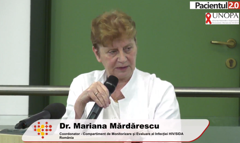Mariana Mărdărescu - Foto: Dezbatere cu ocazia „1 Decembrie - ziua mondială SIDA”. Calitatea vieții PLHIV în România